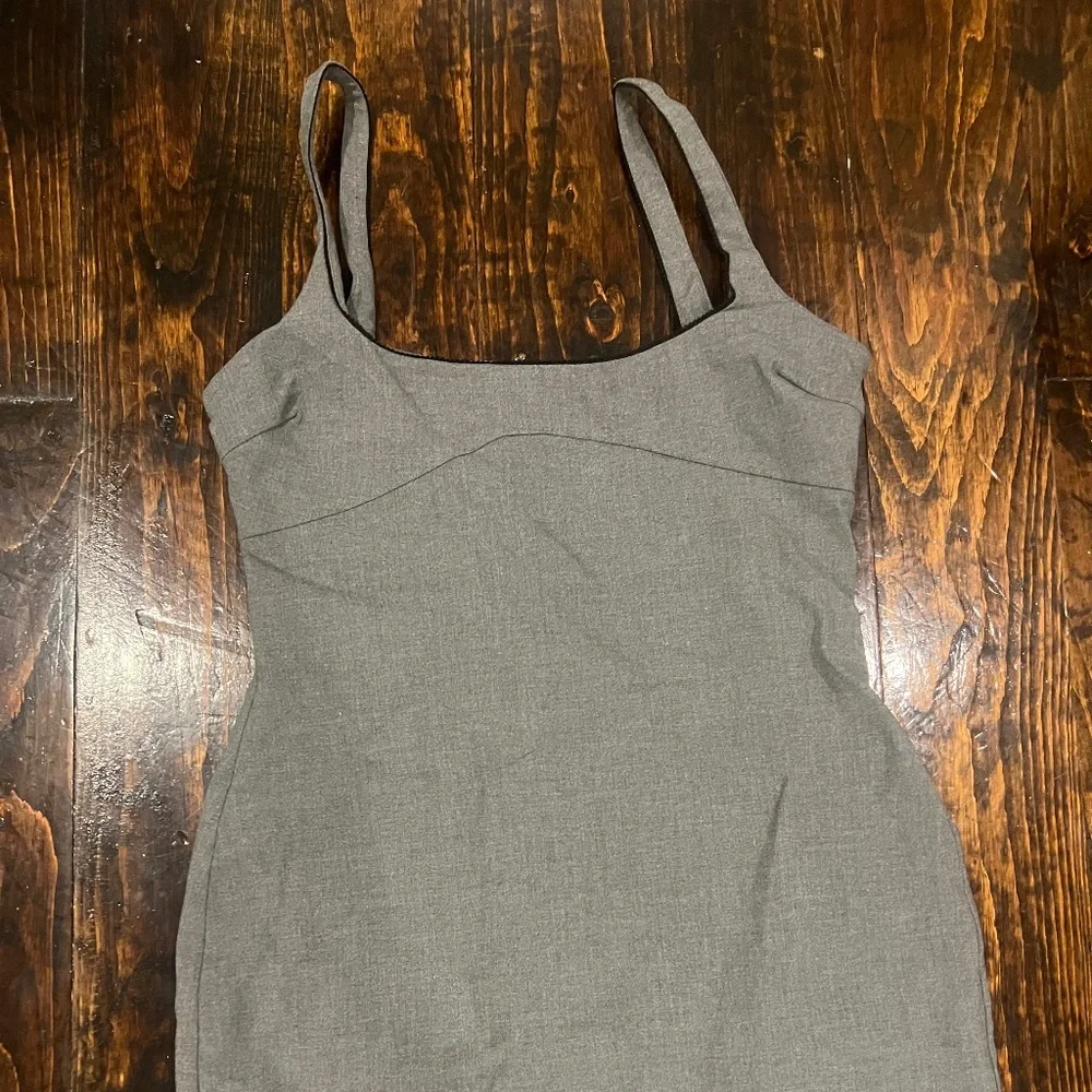 Zara Women's Grey Mini Dress with lace trim XL - Picture 5 of 5